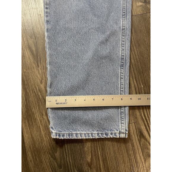 L.L. Bean 42x29 Classic Fit Blue Jeans Heavy Denim‎ Quality Faded Light Wash - Picture 2 of 6